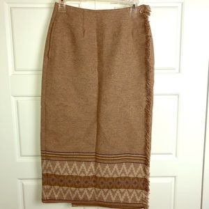 Lizsport Wool Wrap Pencil Skirt. 1990’s Size 8